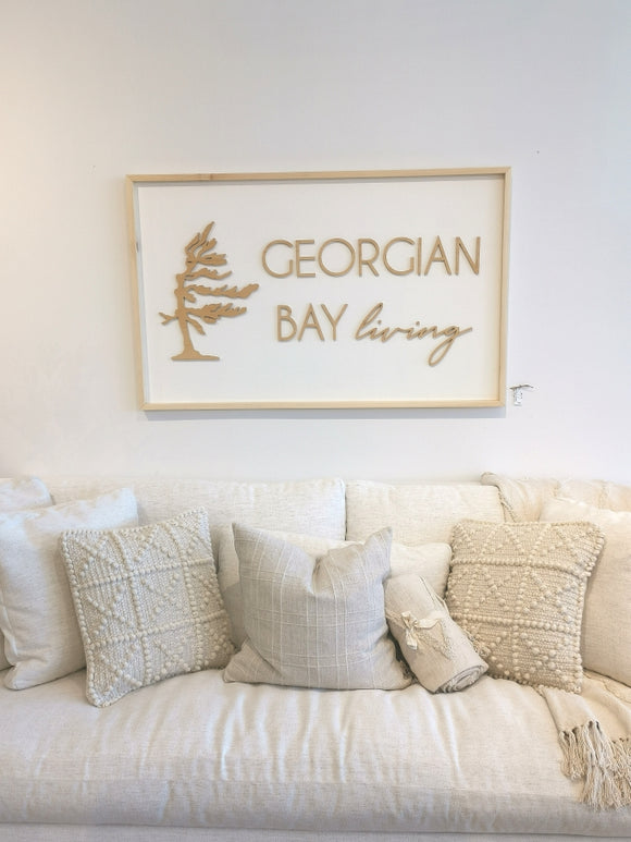 Georgian Bay Living Wood Sign