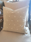 Local and handmade pillow - embroidered stars