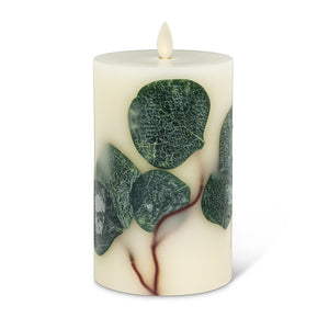 med eucalyptus 3.5x6 flameless candle